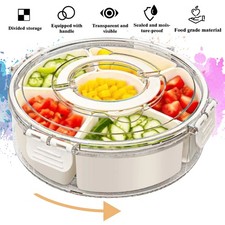 Rotating Fruit Snack Tray with