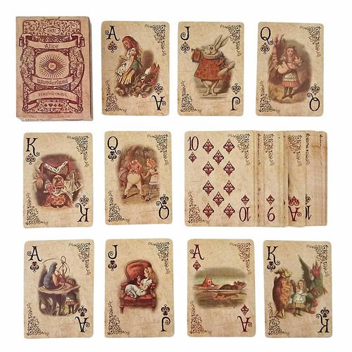Alice wonderland playing - in,