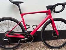 BMC Roadmachine 01 Four SRAM Force AXS Disc Road Bike 2024, Coral Red, Size 54cm