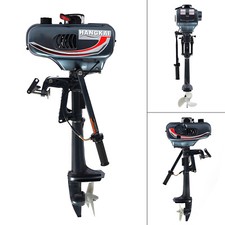 HANGKAI 2Stroke 3.5 HP Outboard Motor Air/Water Cooling Fishing Boat Engine New