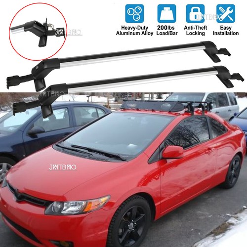Silver car roof rack - car,