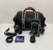 Mamiya C220 Professional Twin Lens Reflex Film Camera with Accessories