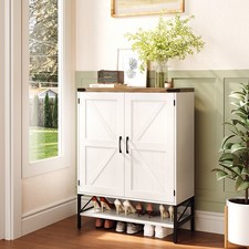 Bonnlo White Shoe Cabinet,Shoe