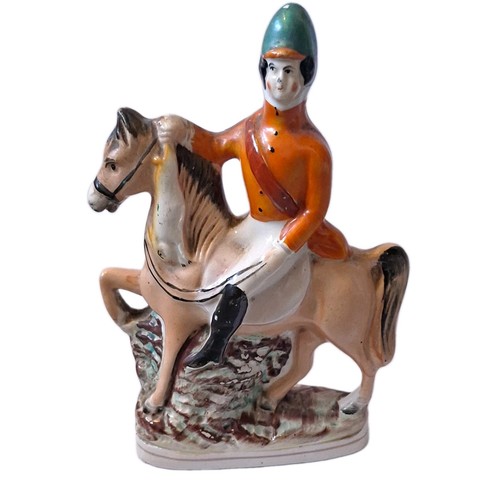 Staffordshire figure hunter - staffordshire,