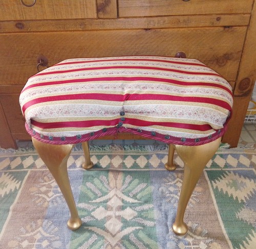 Vintage dressing table chair - dressing,