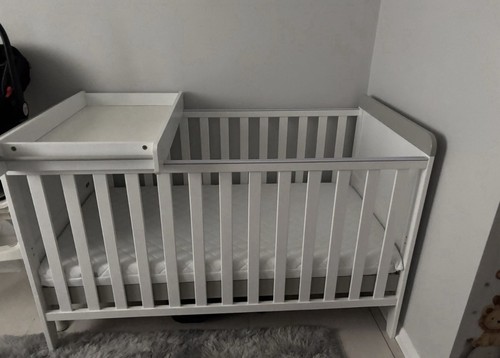 White wooden nursery - white,