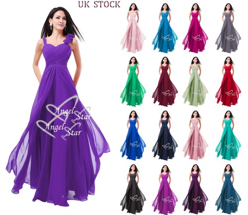 Long chiffon evening formal - long,