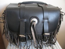 Vintage Black Leather