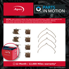 Brake Pad Fitting Kit fits TOYOTA COROLLA E11 1.4 Front 97 to 02 Apec Quality