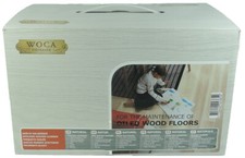 WOCA care box parquet cleaner care oil *White, natural* 3.0 liters