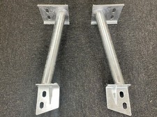 LAND ROVER DEFENDER 110 GALVANISED SEAT BELT ANCHOR TUBE ASSEMBLIES - PAIR OF