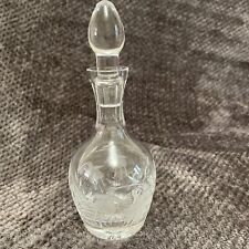 Small Royal Brierley Fuchsia Decanter 12cm Tall