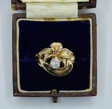 Vintage Diamond Ring Daffodil