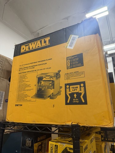 Dewalt dw734 thickness - 12-1/2",