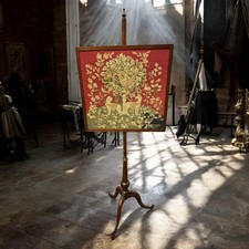 Georgian English fire screen