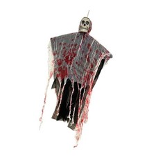 Plastic Glows Skull Hanging Decoration for Outdoor Scary Scene Designs