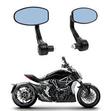 Red 7/8" Bar End Mirrors For