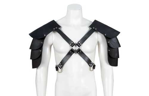 Genuine leather viking double - genuine,