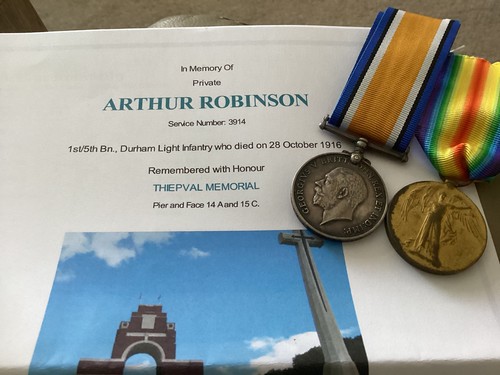 Ww1 medal pair - ww1,