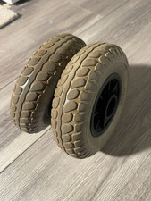 Rascal Ultralite 480 Mobility Scooter 2x Rear Back Solid Wheels Tyres Set