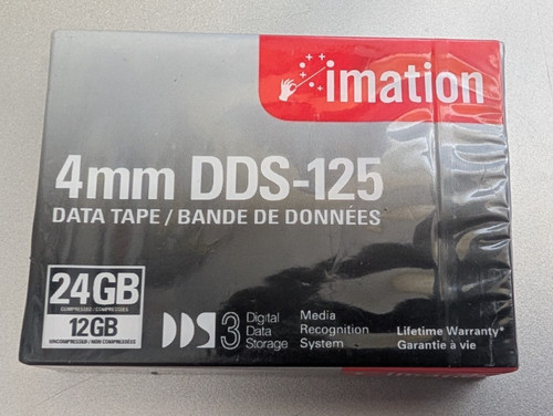 Imation 4mm dds 125 data - imation, tape