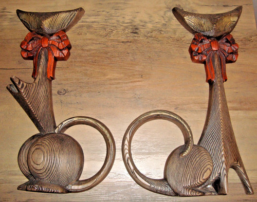 Rare set vintage cat - of, 2