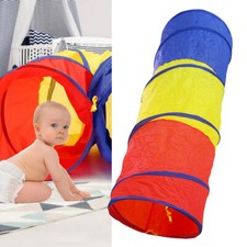 Kids Up Tunnel Tube Play Tent Crawl Pop Toy Baby Outdoor Indoor Game Portable