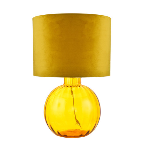Contemporary ochre ribbed - contemporary,