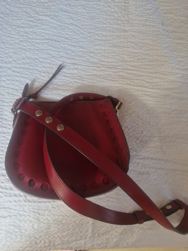 Boden bergundy leather bag - bergundy,