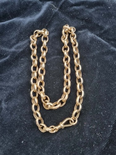 9ct gold belcher chain - 9ct,
