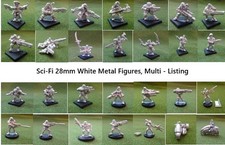 Sci-Fi 28mm White metal