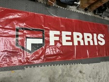 Ferris Commercial Mowers Heavy Vinyl Banner – 3x10 FT – Used Outdoor Dealer Sign