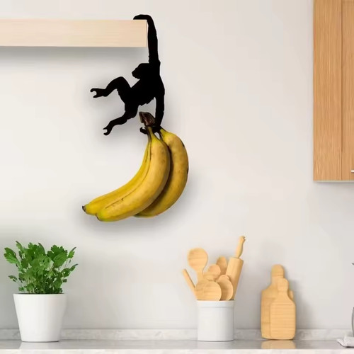 Monkey shaped hook organizer - shaped,