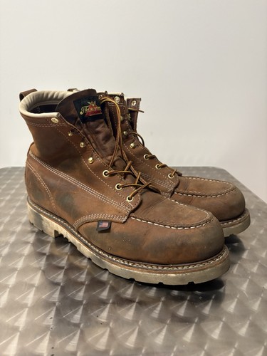 Thorogood leather moc steel - 6",