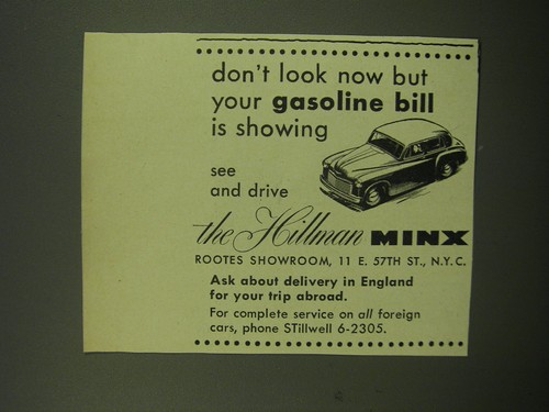 1949 hillman minx car - 1949,