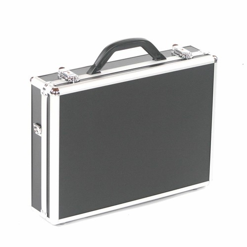 Aluminium laptop briefcase - aluminium,
