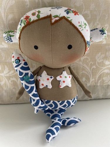 Tilda doll mermaid - doll,