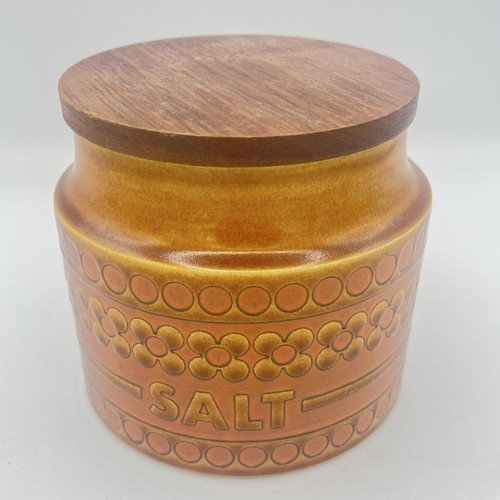 Hornsea saffron salt jar - saffron,