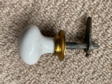 Vintage Ceramic Door Handle Knob Pull Old Cupboard Reclaimed