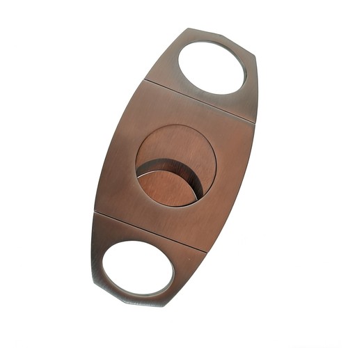 Stainless steel cigar cutter - steel,