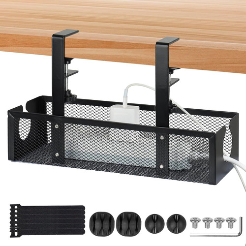 Under desk cable tray - under,