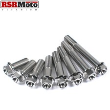 M12 Titanium Ti Hex Head Bolts