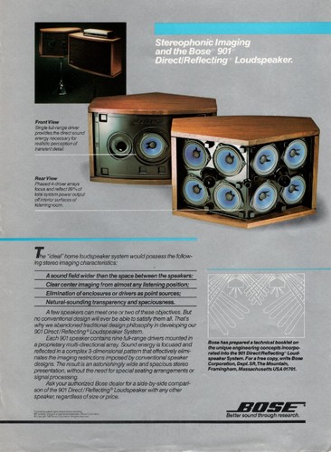Bose 901 speakers - 901,
