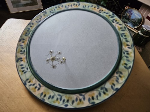 Jersey pottery ceramic frame - pottery,