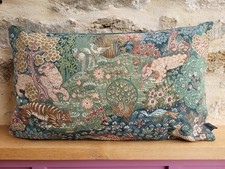 Sanderson Archive Pamir Garden Animal Kingdom Tapestry  & Velvet Cushion Cover O