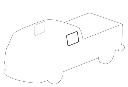 Side window seal chrome - window,