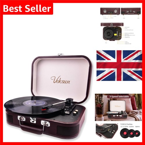 Vintage portable record player - portable,
