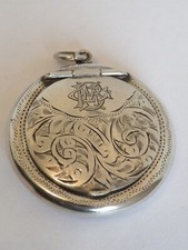 Antique Silver Powder Compact