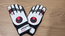 Uhlsport Goalkeeper Gloves Size 10 Red Black Embroidered Quantity Available 0182