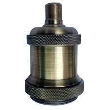 E27 Bulb Holder Retro Edison Vintage Lamp Antique Metal Light Fitting Sockets